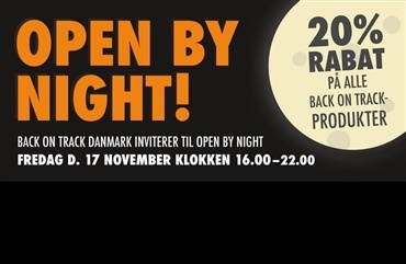 Open by Night hos Back on Track
