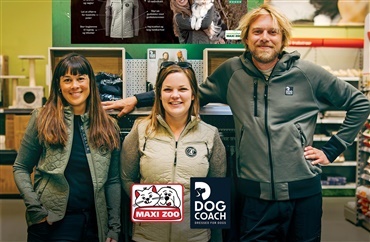 DogCoach - nu at finde hos udvalgte Maxi Zoo butikker 