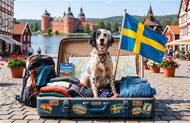 Rejse med hund: Regler for Sverige 2026