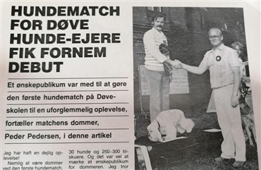 NOSTALGI: Hundematch for d&oslash;ve hunde-ejere fik fornem debut