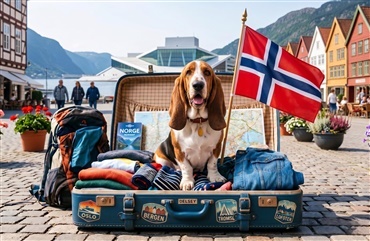 Rejse med hund: Regler for Norge 2026
