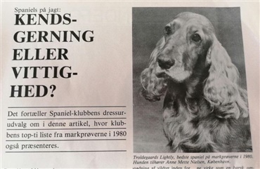 Nostalgi: Spaniels p&aring; jagt: Kendsgerning eller vittighed?