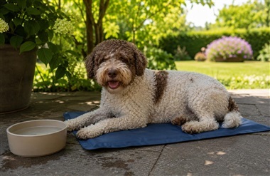 S&aring;dan holder du hunden k&oslash;lig